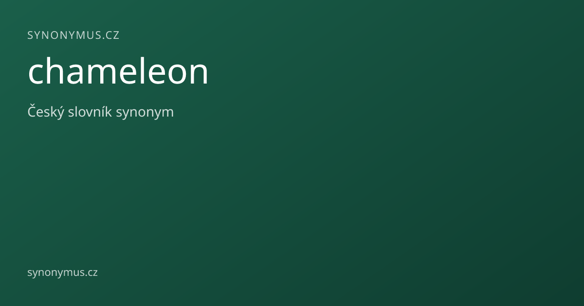Náhled odkazu: chameleon