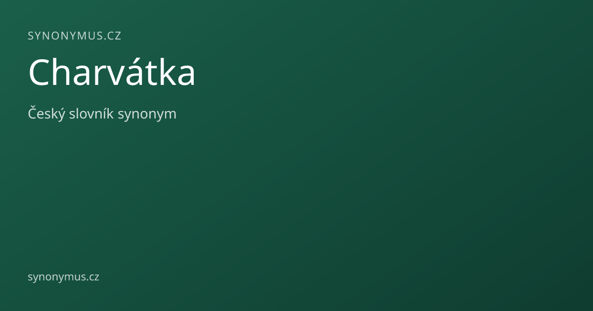 Náhled odkazu: Charvátka