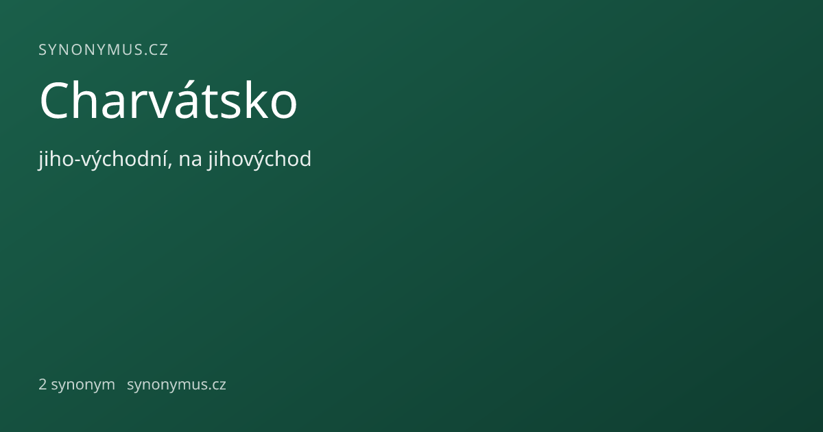 Náhled odkazu: Charvátsko