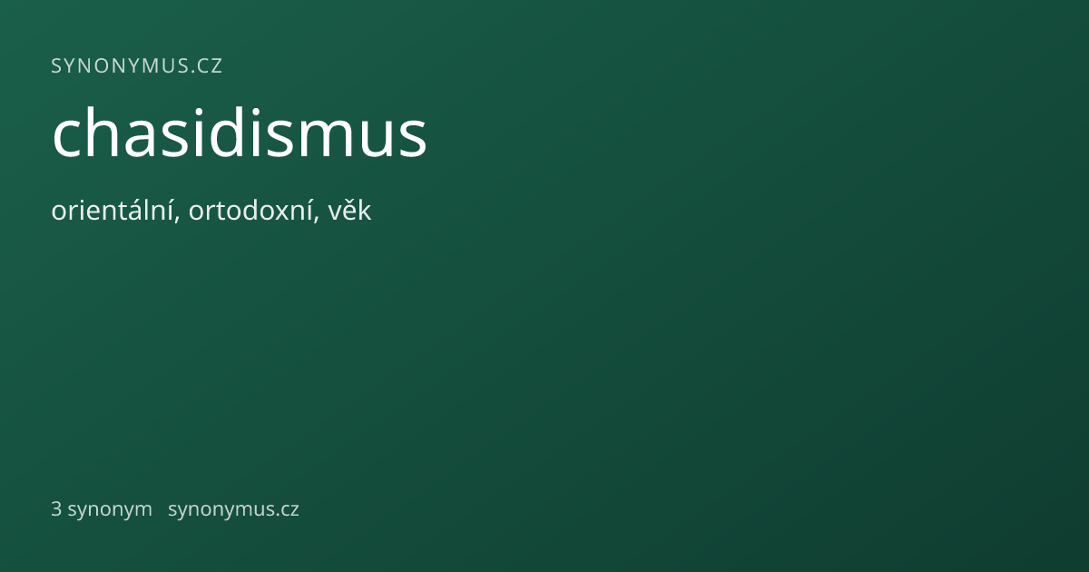 Náhled odkazu: chasidismus