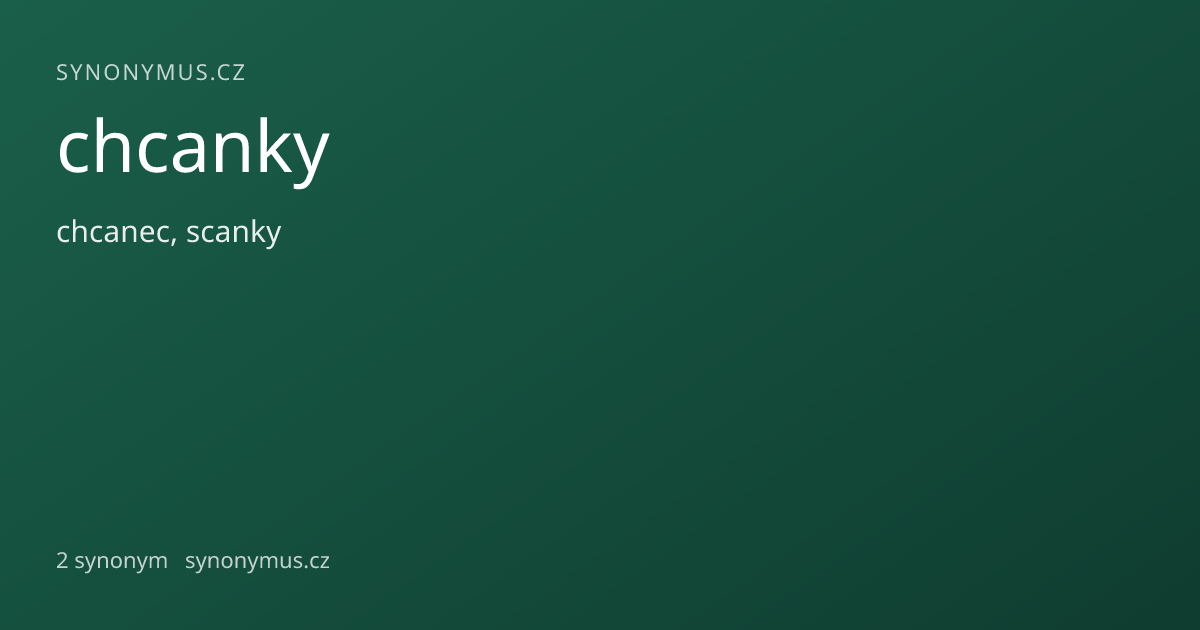 Náhled odkazu: chcanky