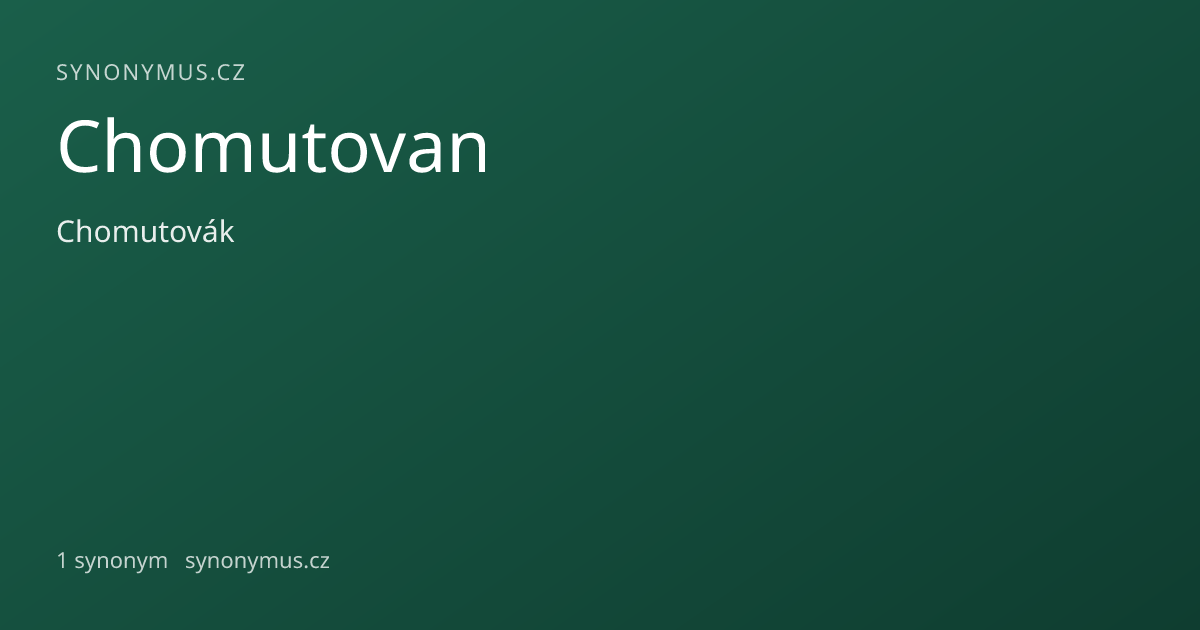Náhled odkazu: Chomutovan