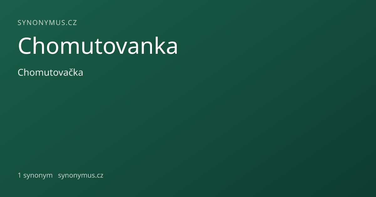 Náhled odkazu: Chomutovanka
