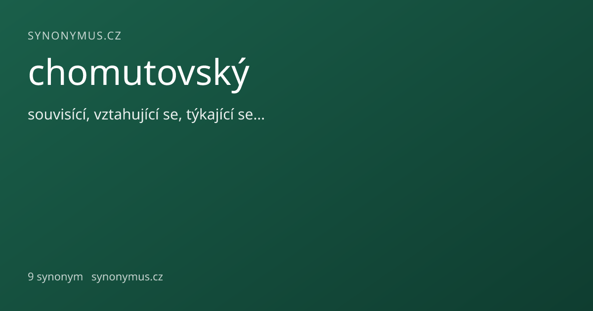 Náhled odkazu: chomutovský