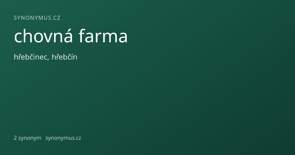 Náhled odkazu: chovná farma