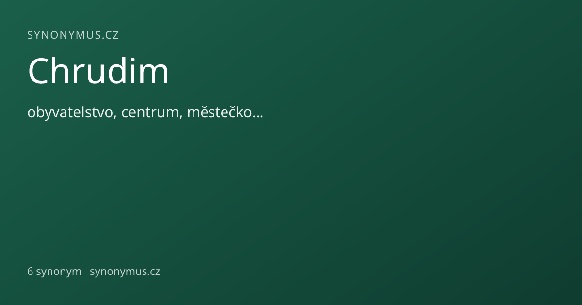 Náhled odkazu: Chrudim