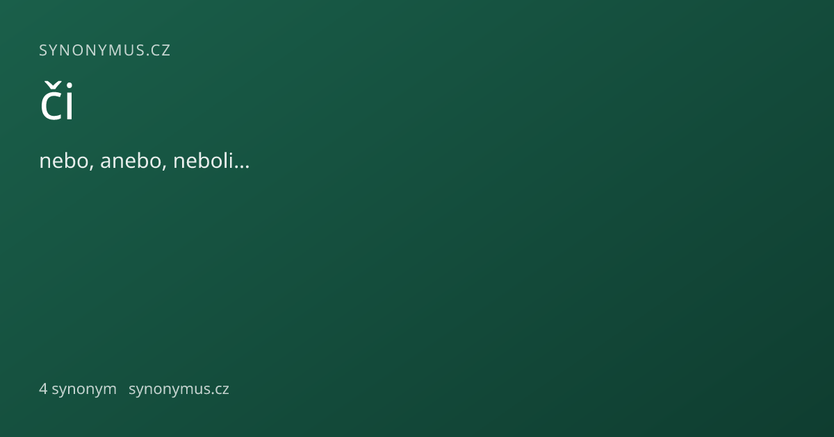 Náhled odkazu: či