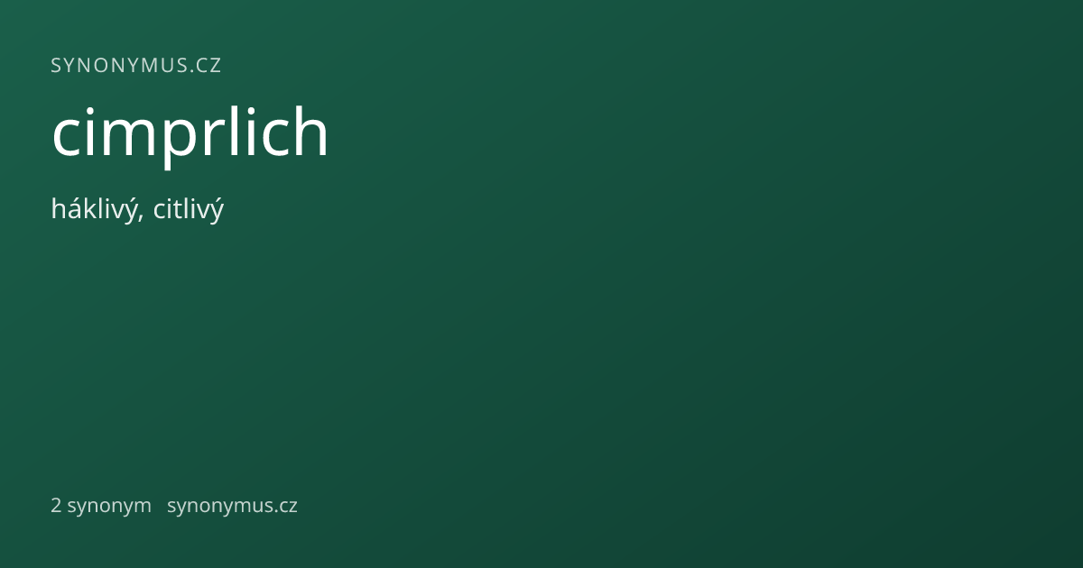 Náhled odkazu: cimprlich