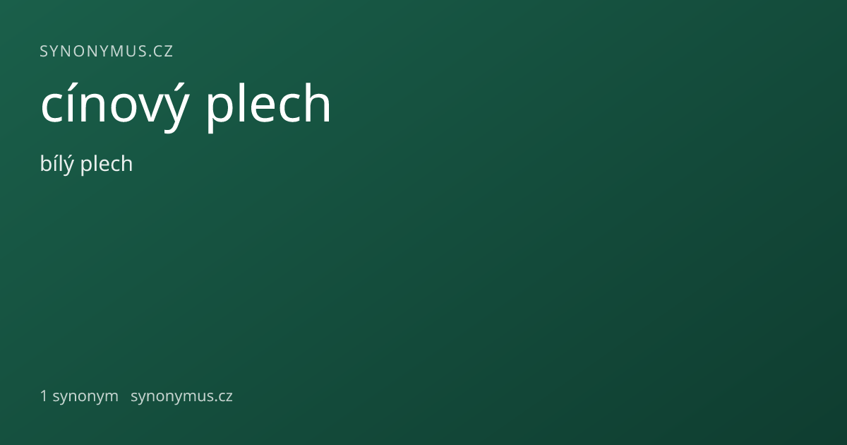 Náhled odkazu: cínový plech