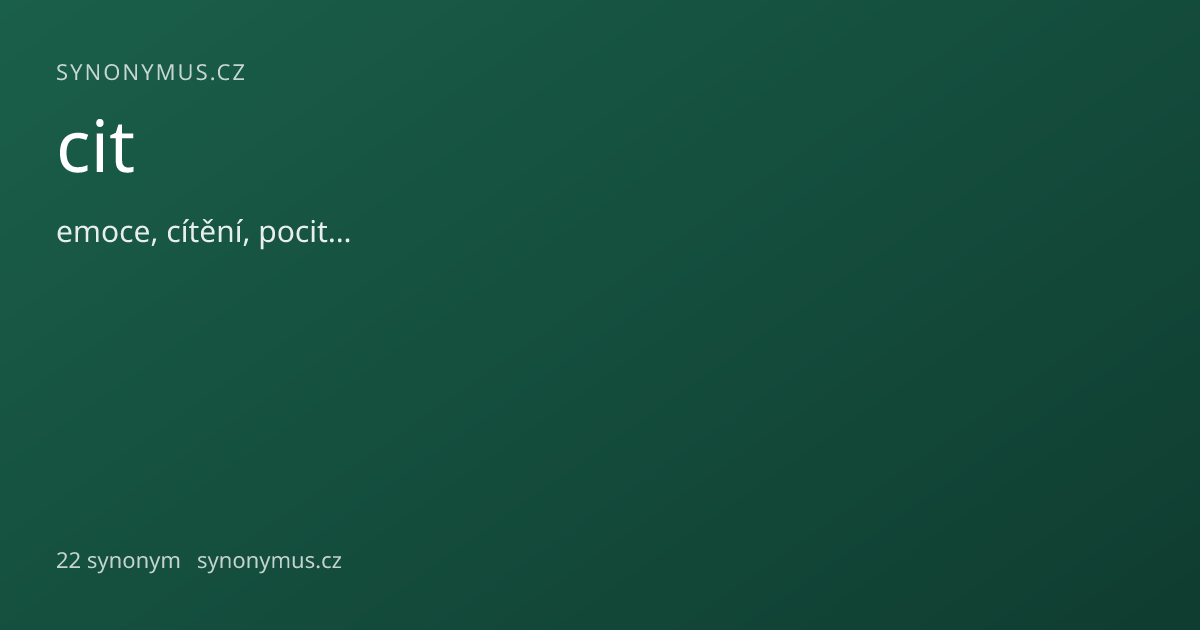 Náhled odkazu: cit