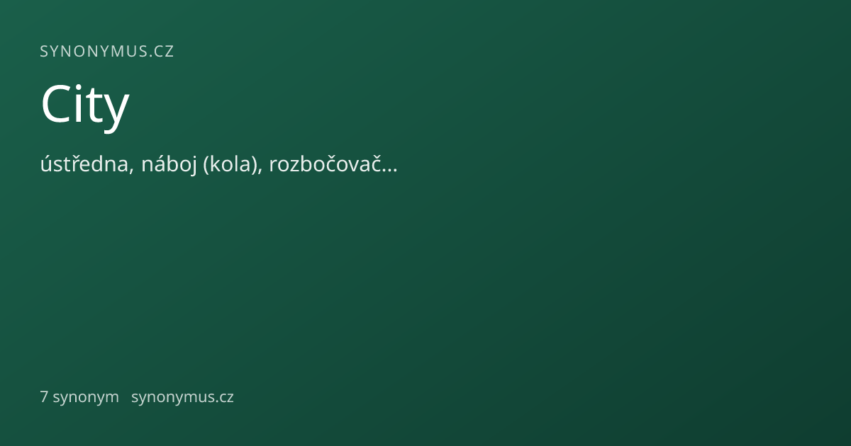 Náhled odkazu: City