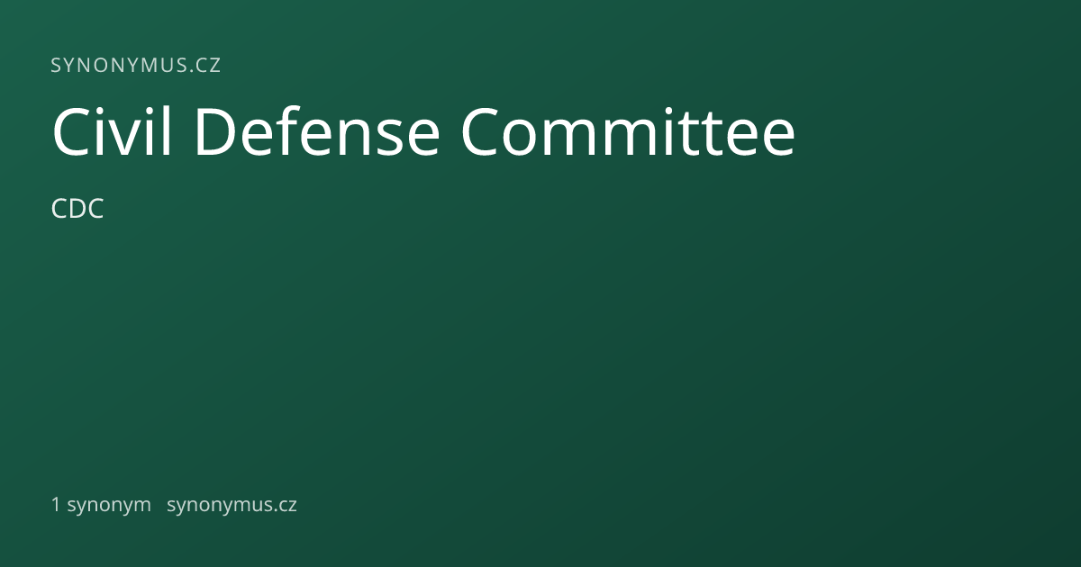 Náhled odkazu: Civil Defense Committee