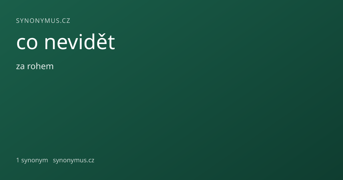 Náhled odkazu: co nevidět