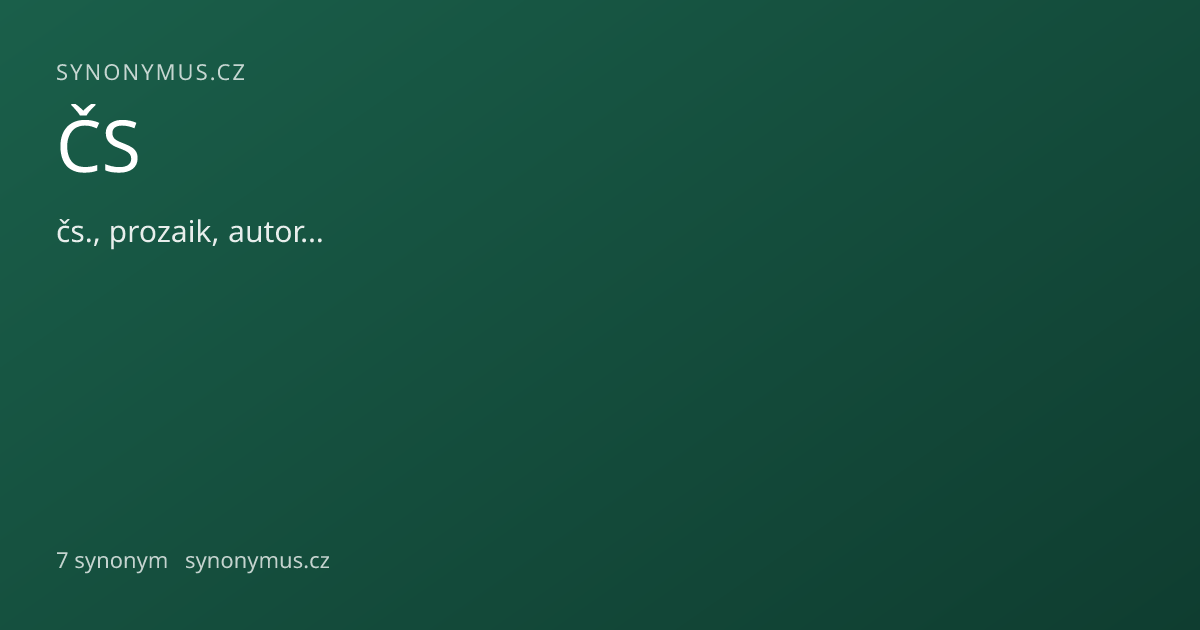 Náhled odkazu: ČS