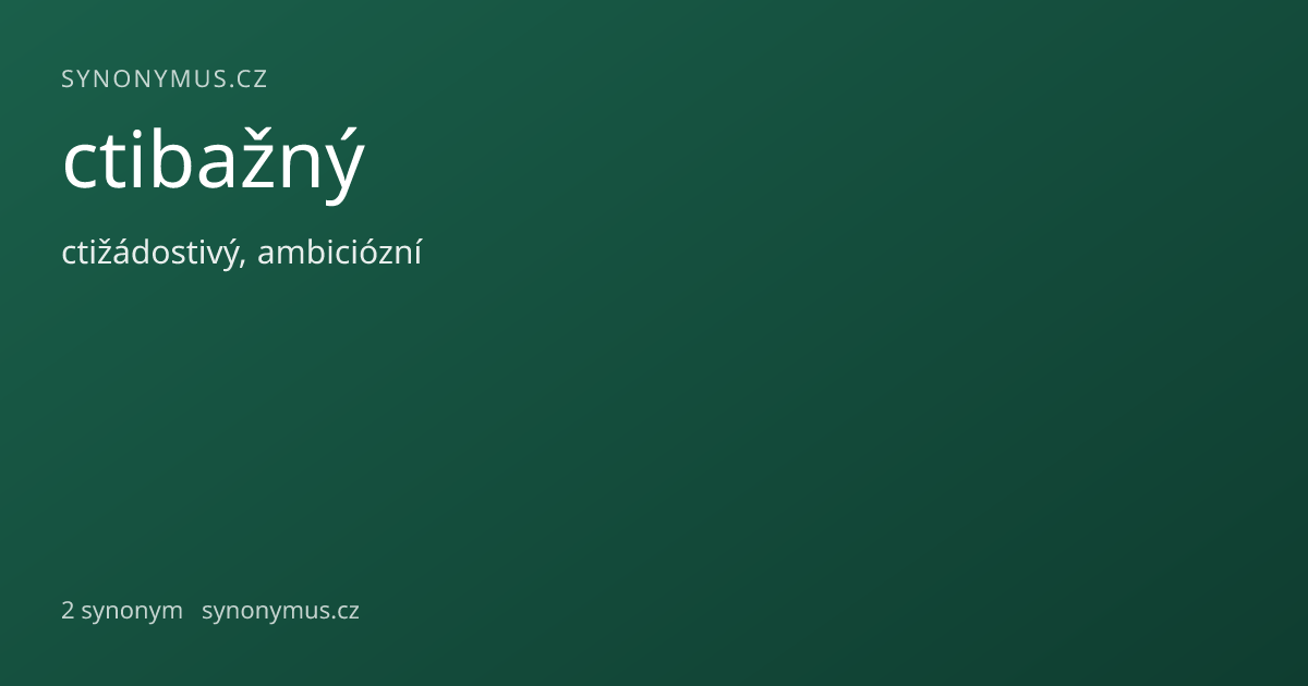 Náhled odkazu: ctibažný