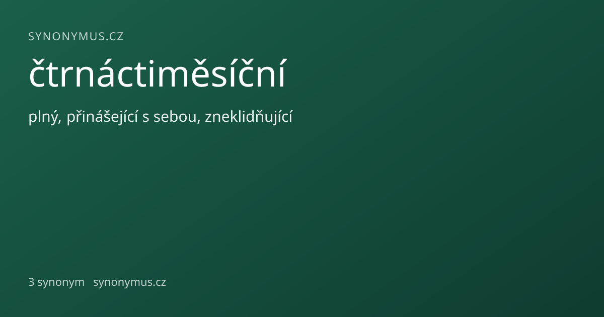 Náhled odkazu: čtrnáctiměsíční