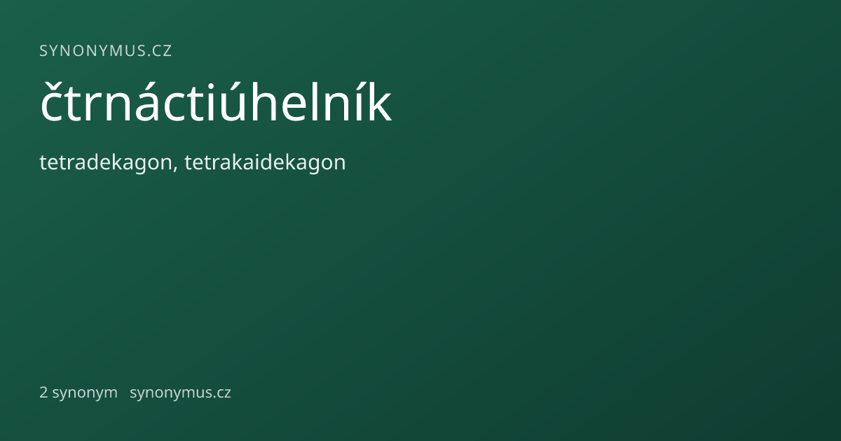 Náhled odkazu: čtrnáctiúhelník