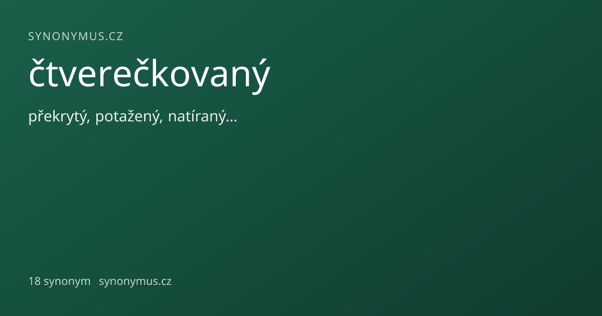 Náhled odkazu: čtverečkovaný