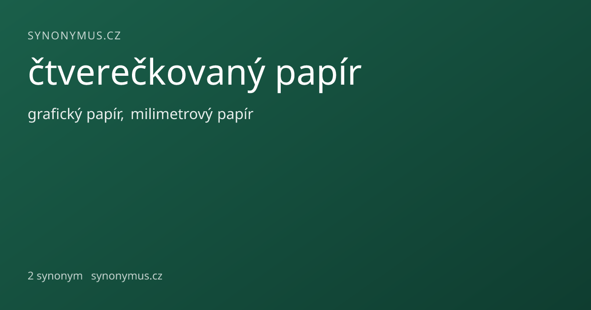 Náhled odkazu: čtverečkovaný papír
