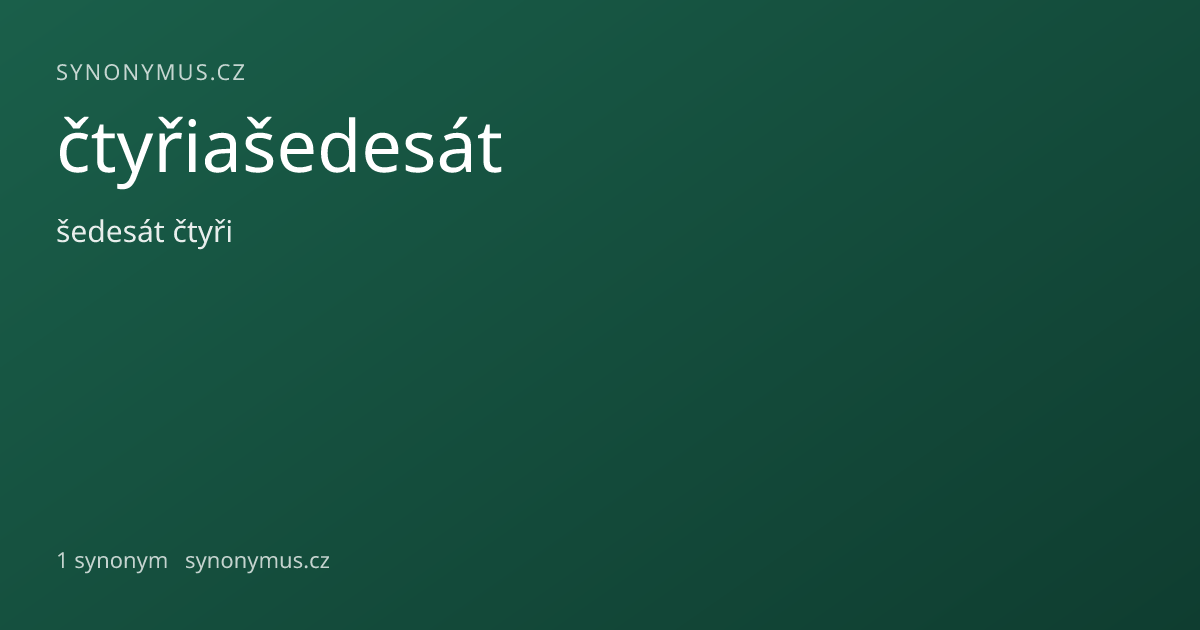Náhled odkazu: čtyřiašedesát
