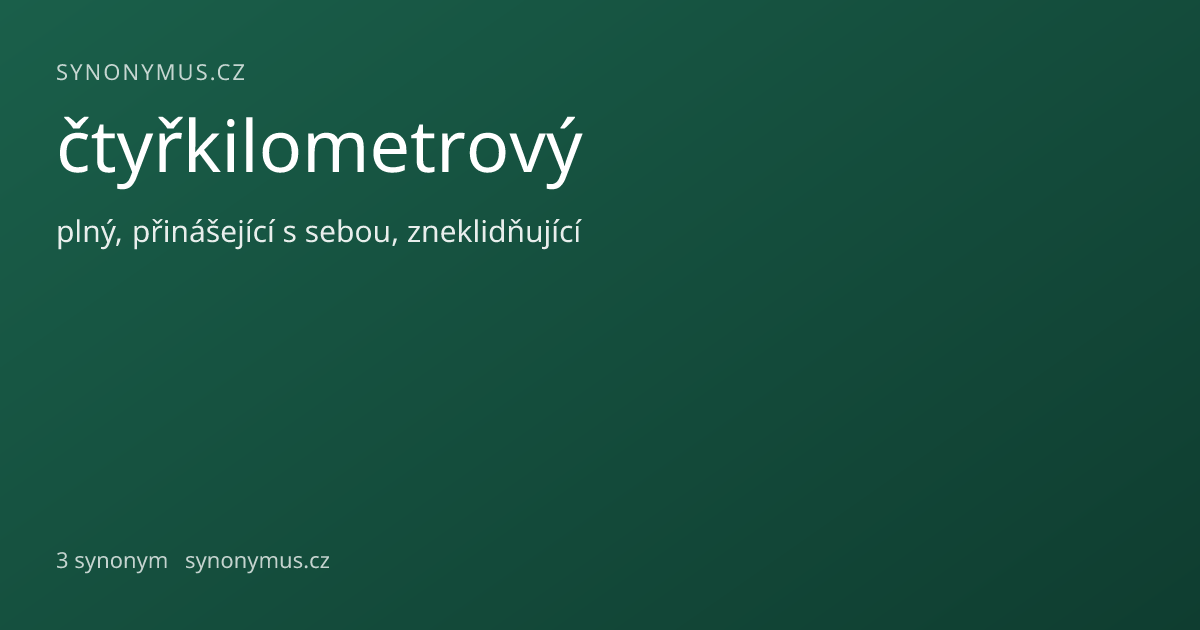 Náhled odkazu: čtyřkilometrový