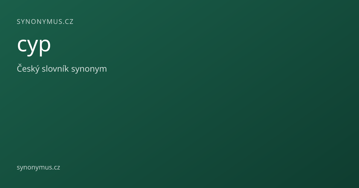 Náhled odkazu: cyp