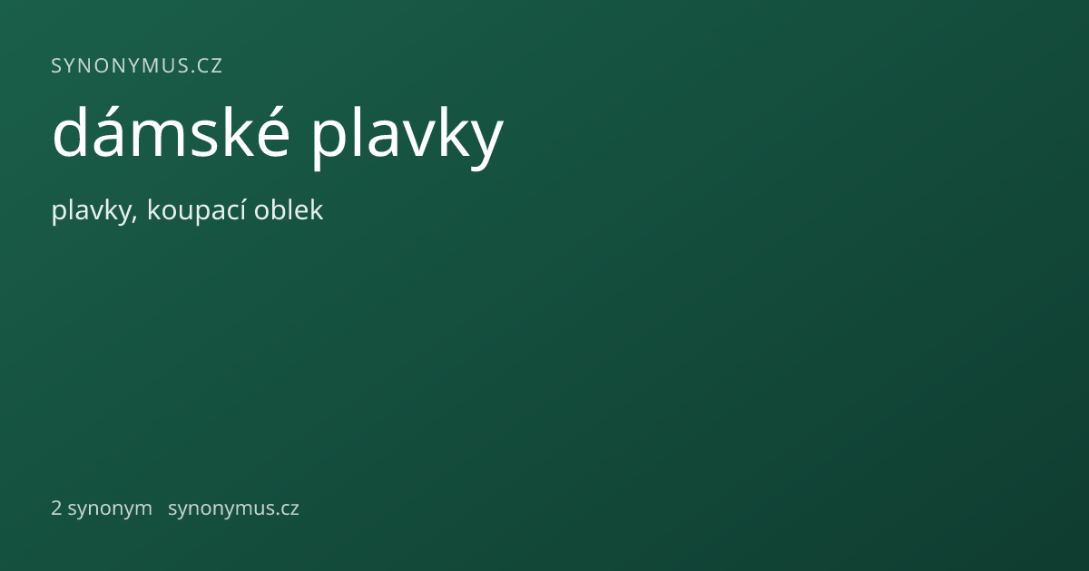 Náhled odkazu: dámské plavky
