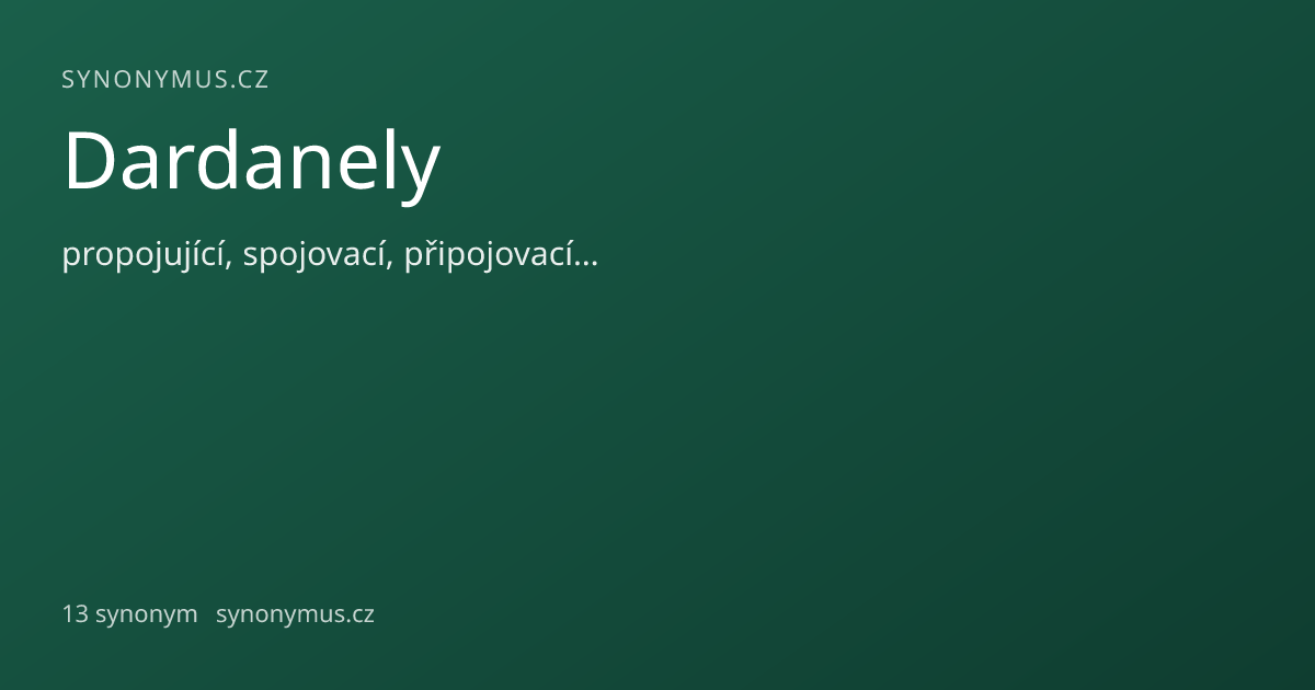 Náhled odkazu: Dardanely