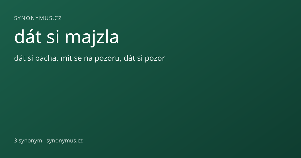 Náhled odkazu: dát si majzla