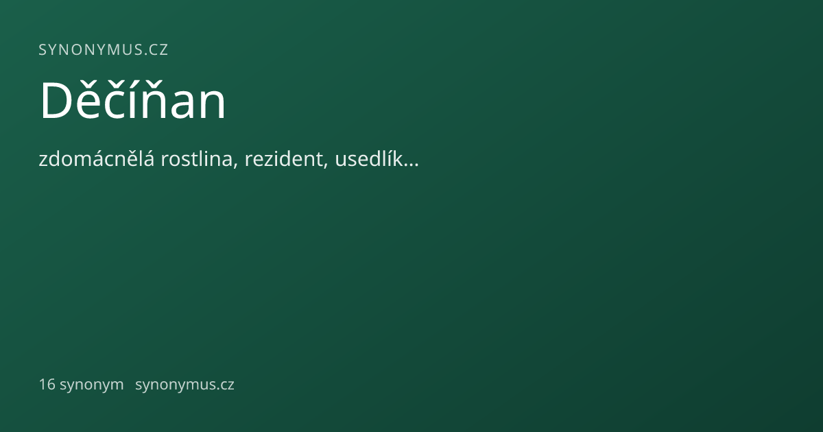 Náhled odkazu: Děčíňan