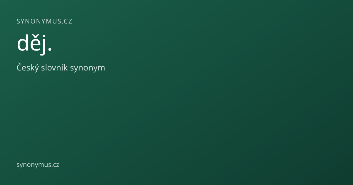 Náhled odkazu: děj.