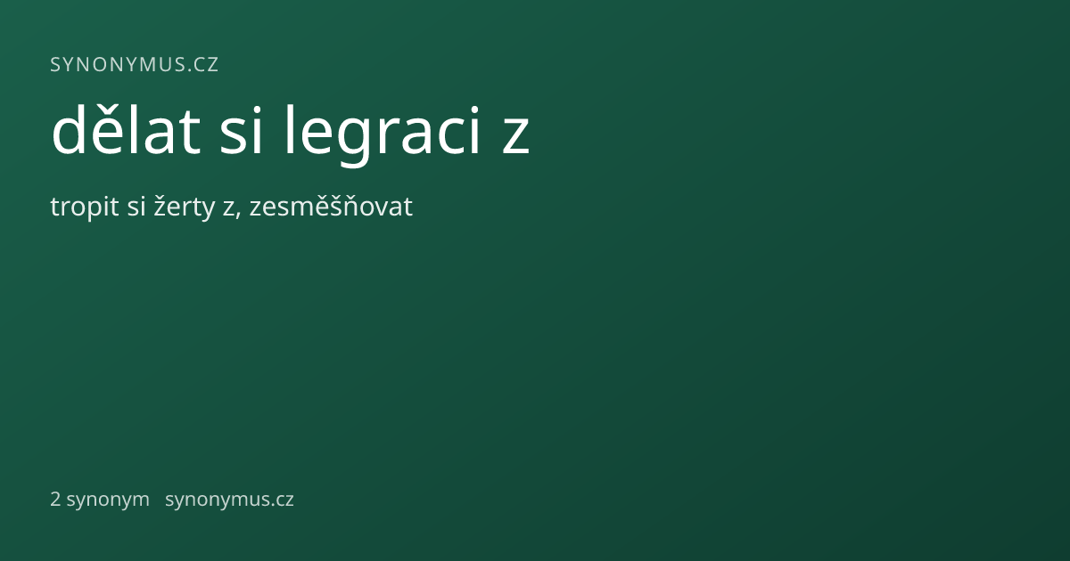 Náhled odkazu: dělat si legraci z