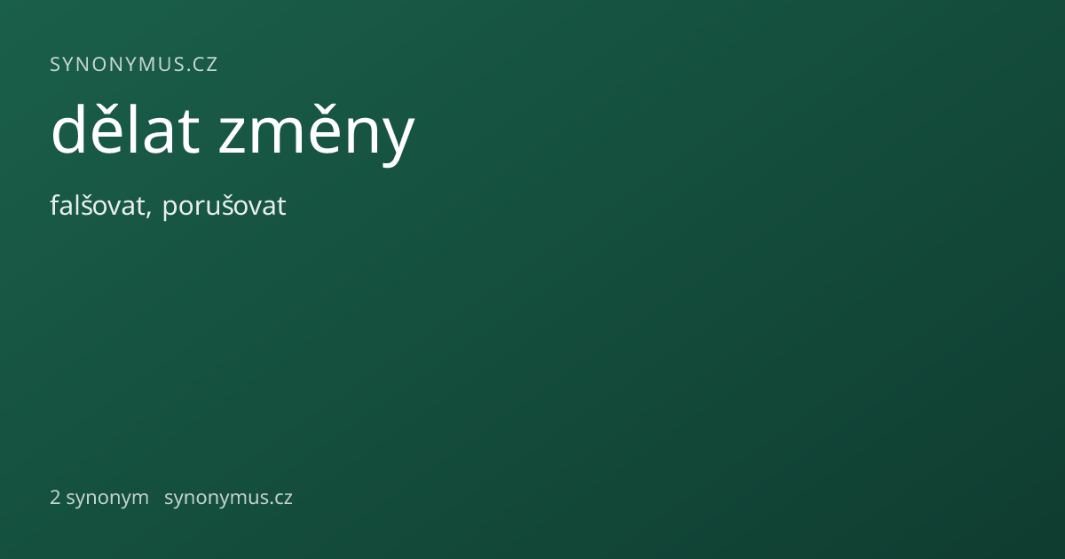 Náhled odkazu: dělat změny