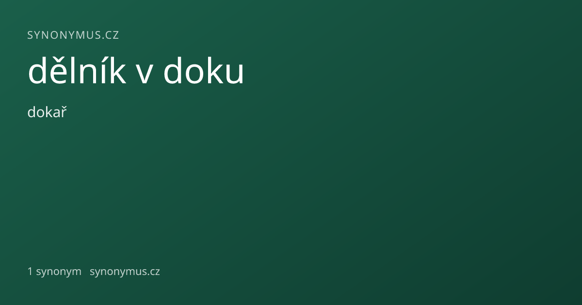 Náhled odkazu: dělník v doku