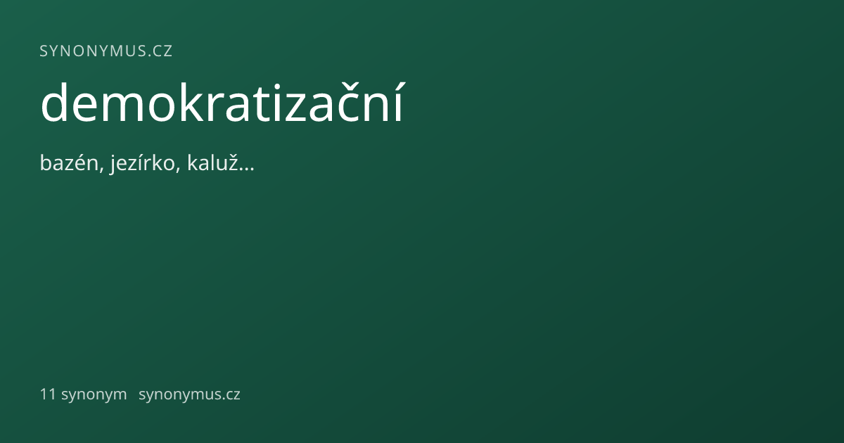Náhled odkazu: demokratizační