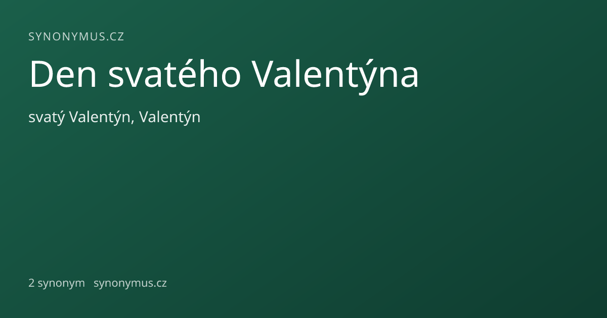 Náhled odkazu: Den svatého Valentýna