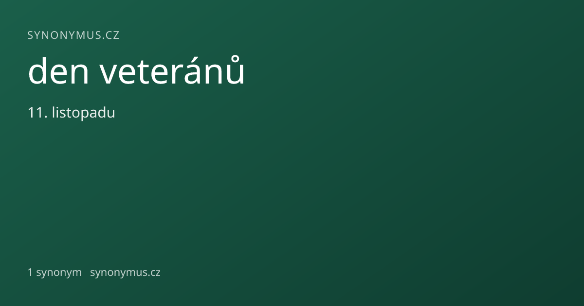 Náhled odkazu: den veteránů