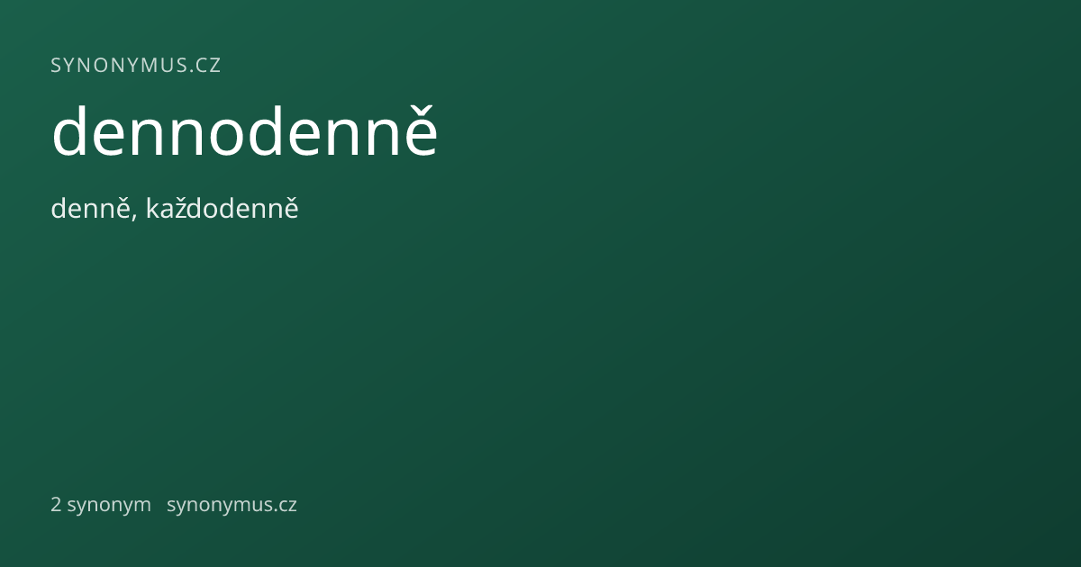 Náhled odkazu: dennodenně
