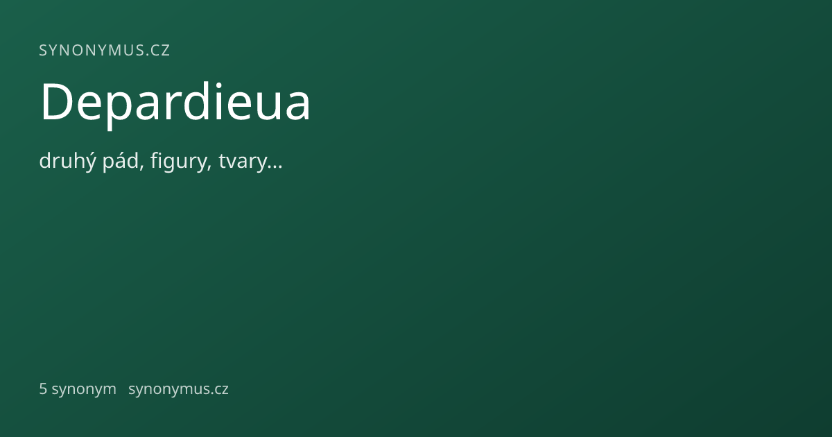 Náhled odkazu: Depardieua