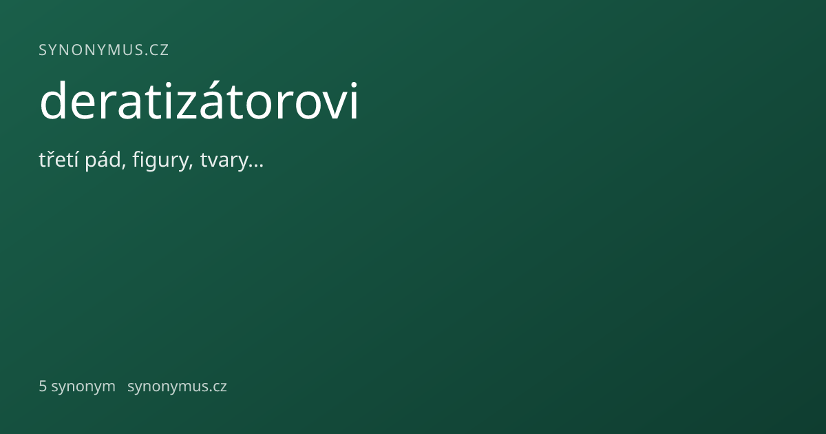 Náhled odkazu: deratizátorovi
