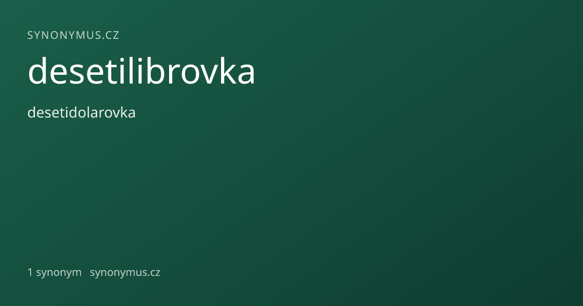 Náhled odkazu: desetilibrovka
