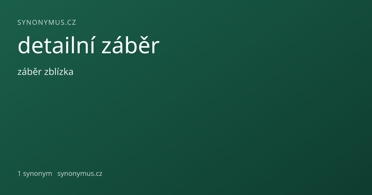 Náhled odkazu: detailní záběr