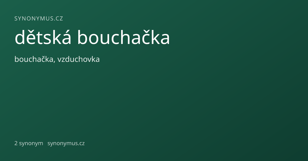 Náhled odkazu: dětská bouchačka