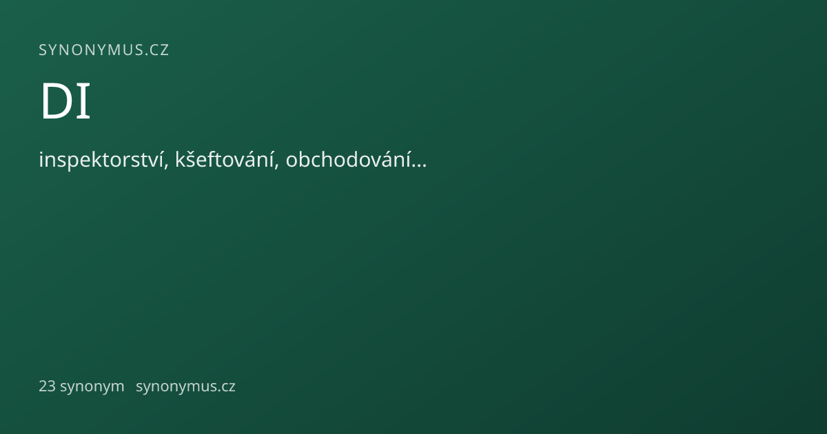 Náhled odkazu: DI