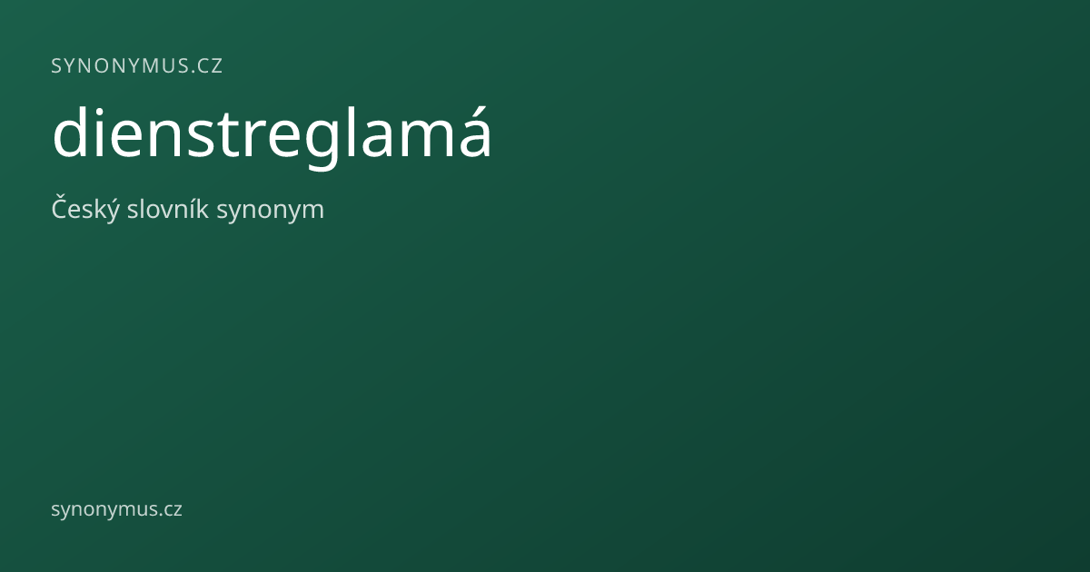 Náhled odkazu: dienstreglamá