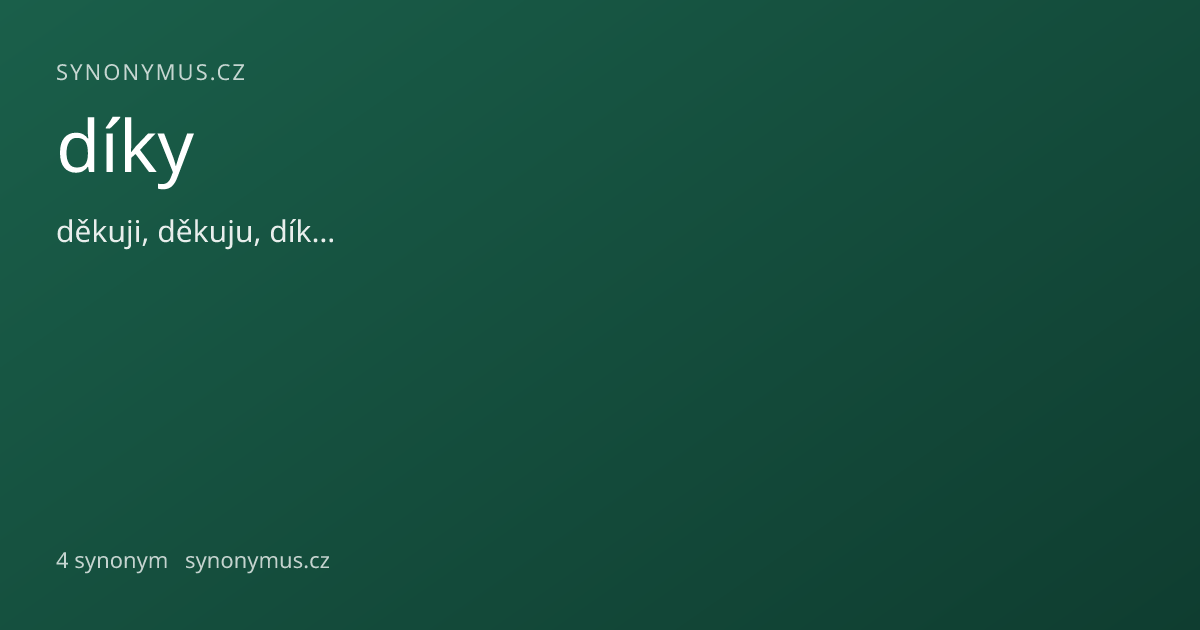 Náhled odkazu: díky