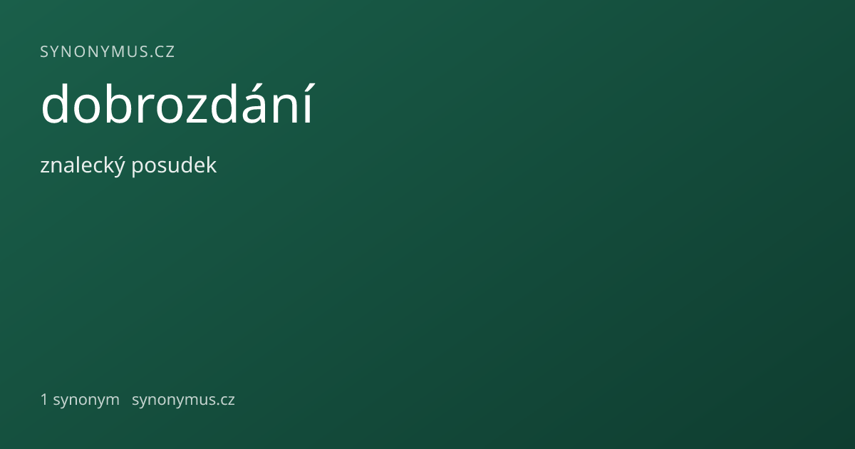 Náhled odkazu: dobrozdání