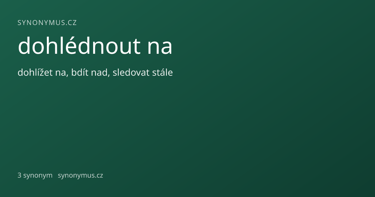 Náhled odkazu: dohlédnout na