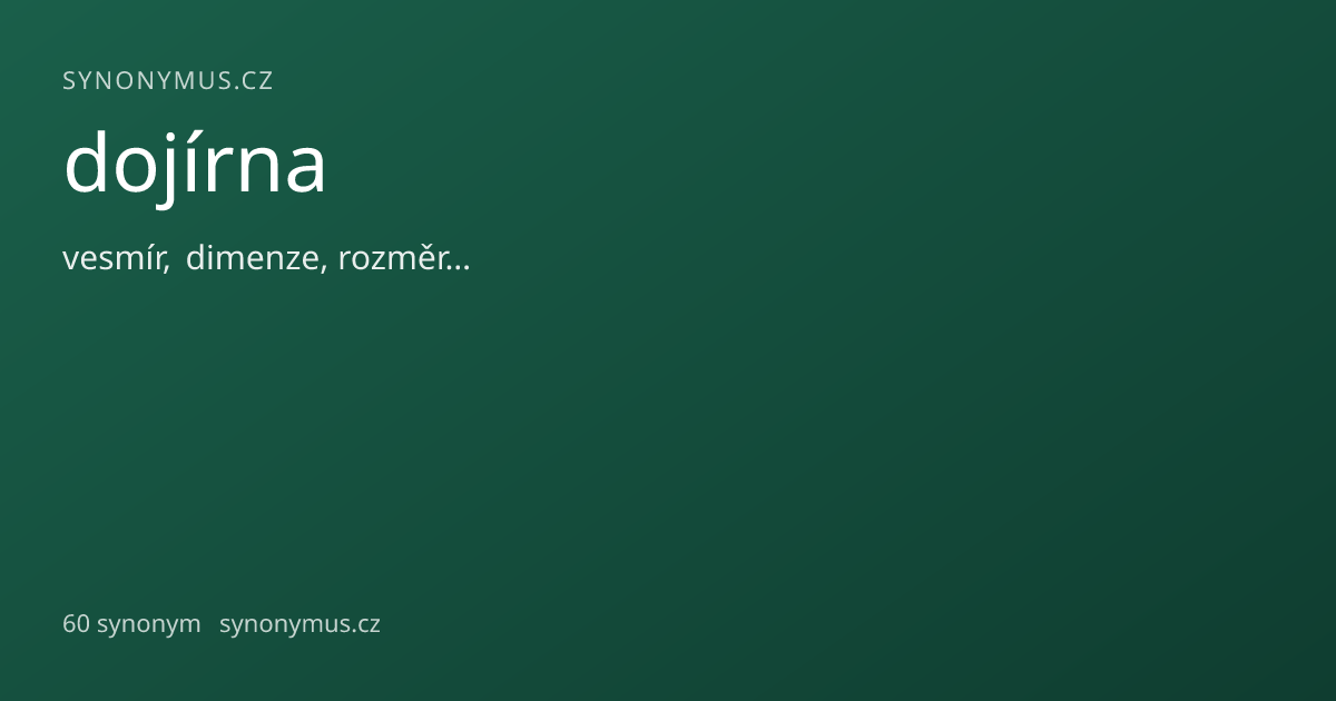 Náhled odkazu: dojírna