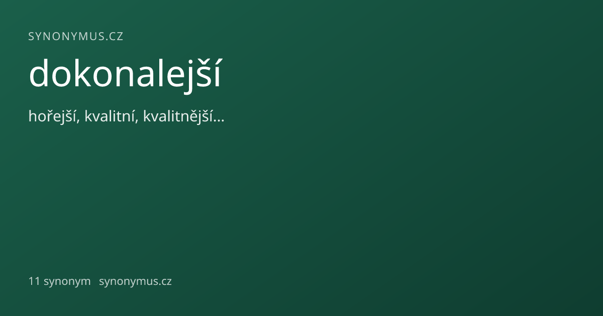 Náhled odkazu: dokonalejší